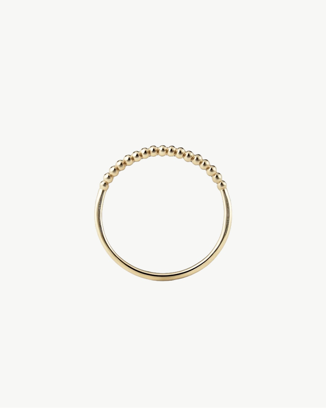 Solid Gold Beaded Stackable Ring With Diamond Jewelry MUSE Of Her solid-gold-beaded-stackable-ring-with-diamond-jewelry-muse-of-her