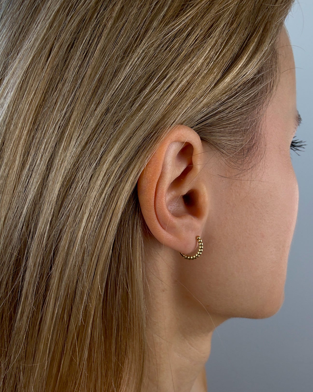Beaded Hoops (13mm)