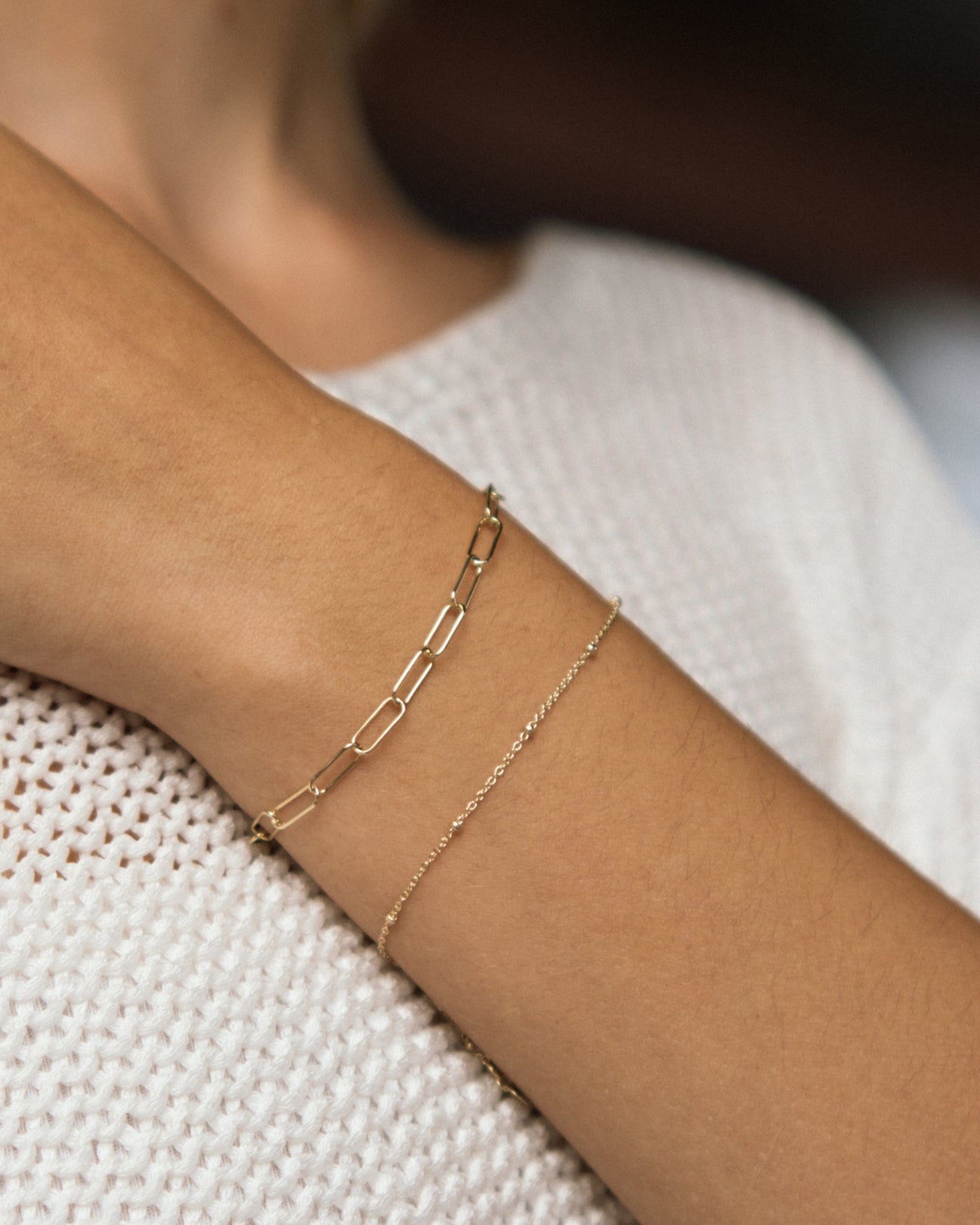 Bold Paperclip Link Bracelet