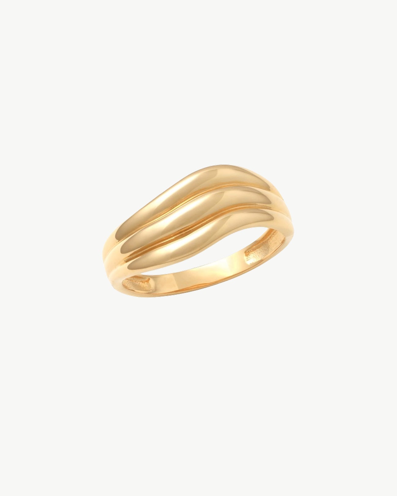 Bold Wave Ring