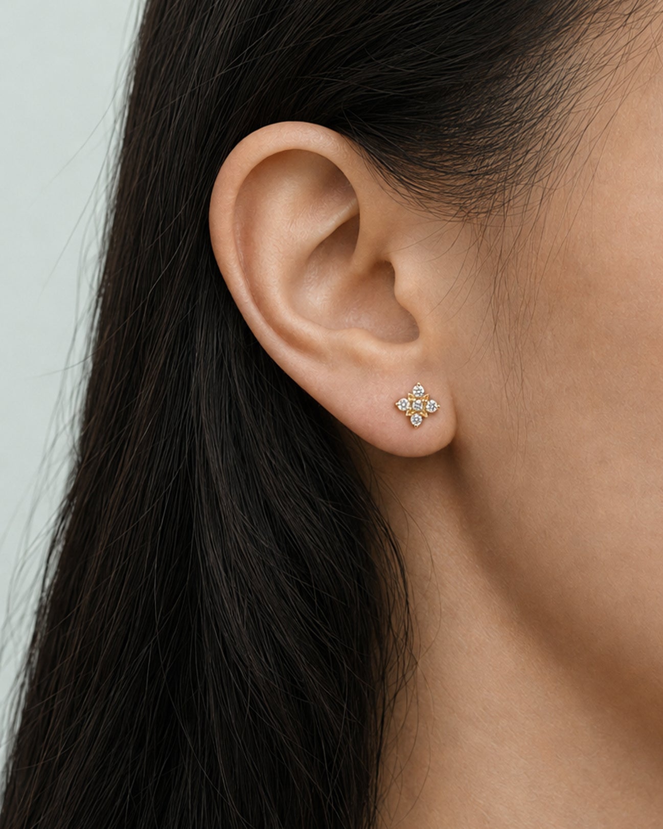 Crystal Bloom Studs