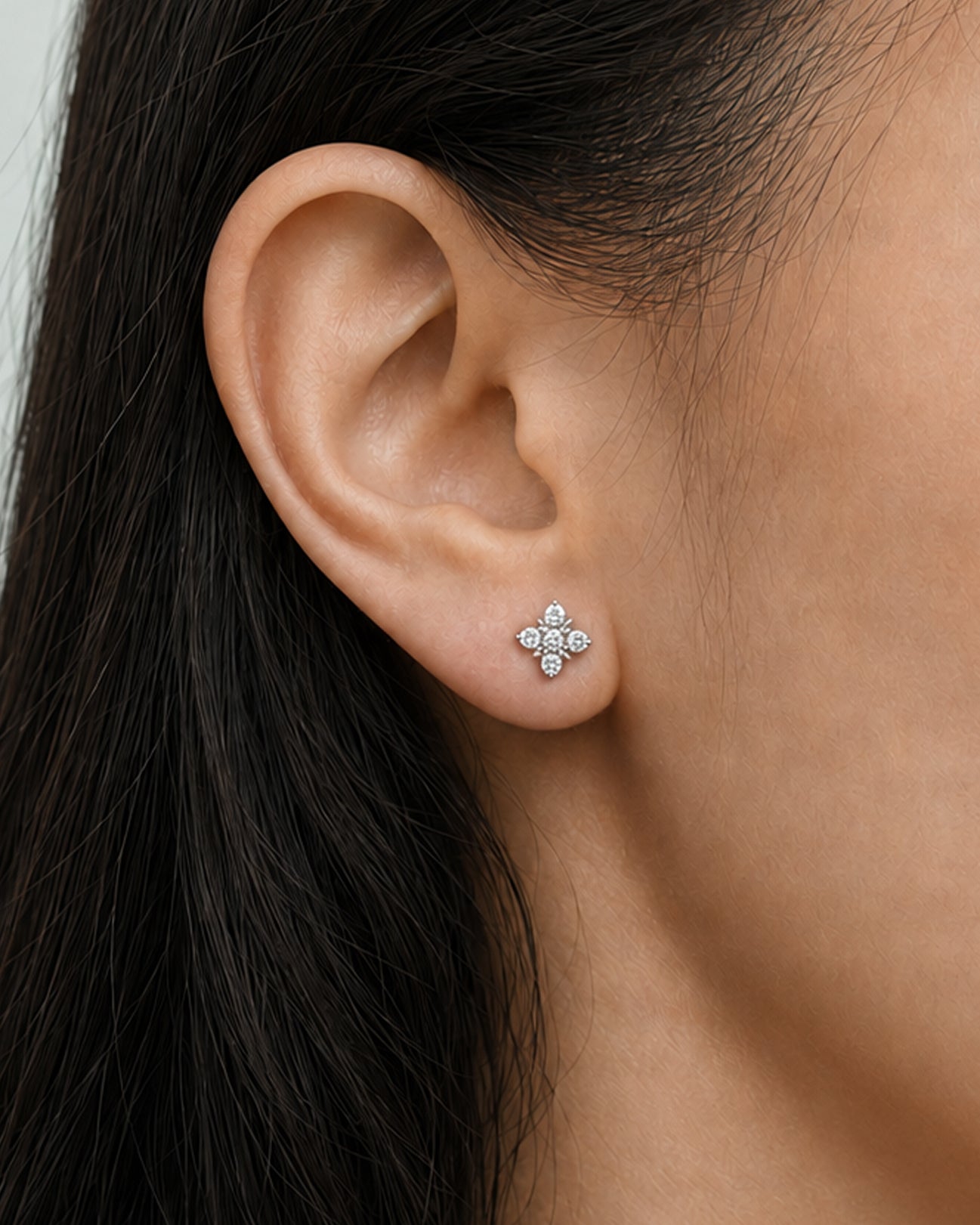 Crystal Bloom Studs