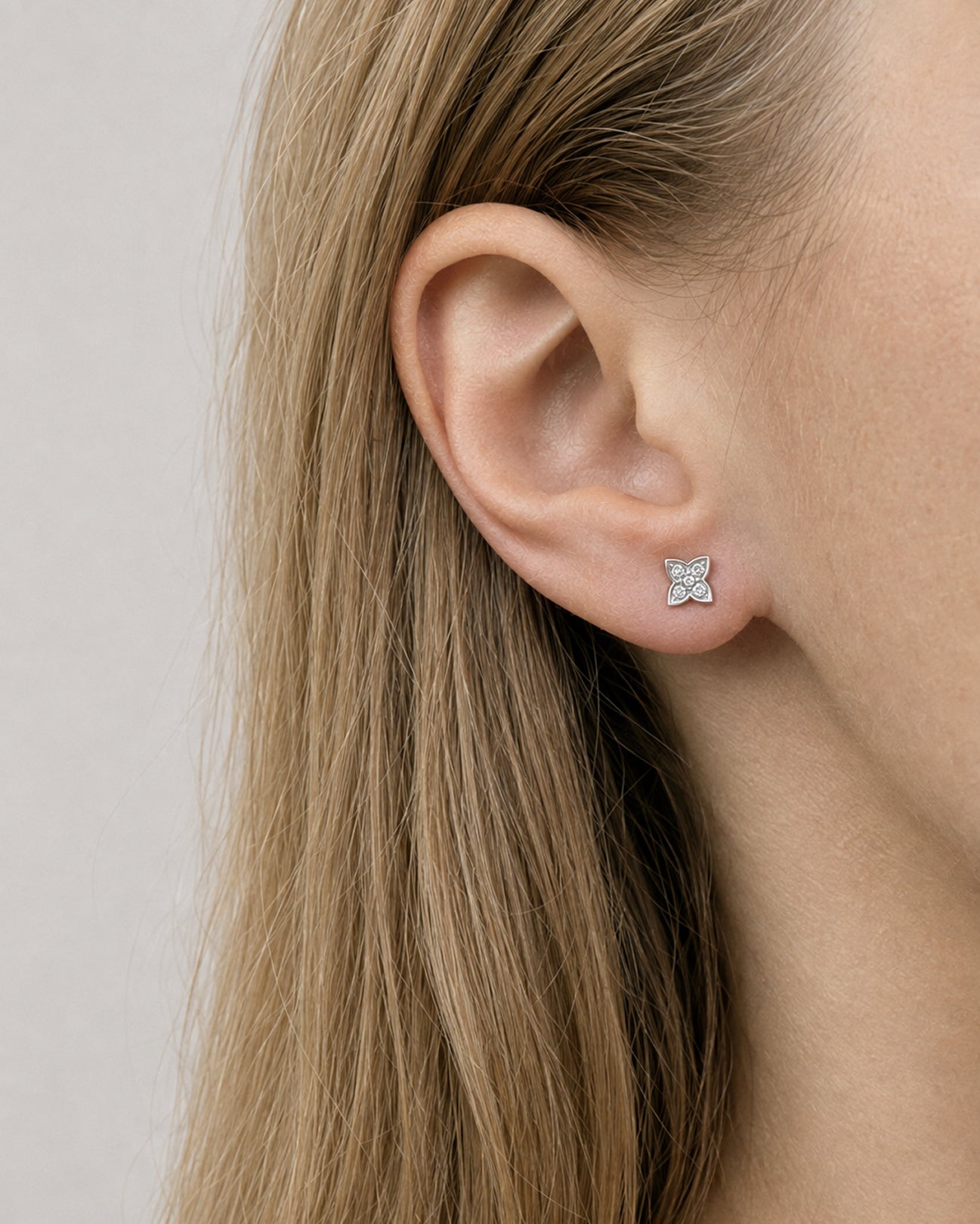Crystal Butterfly Studs