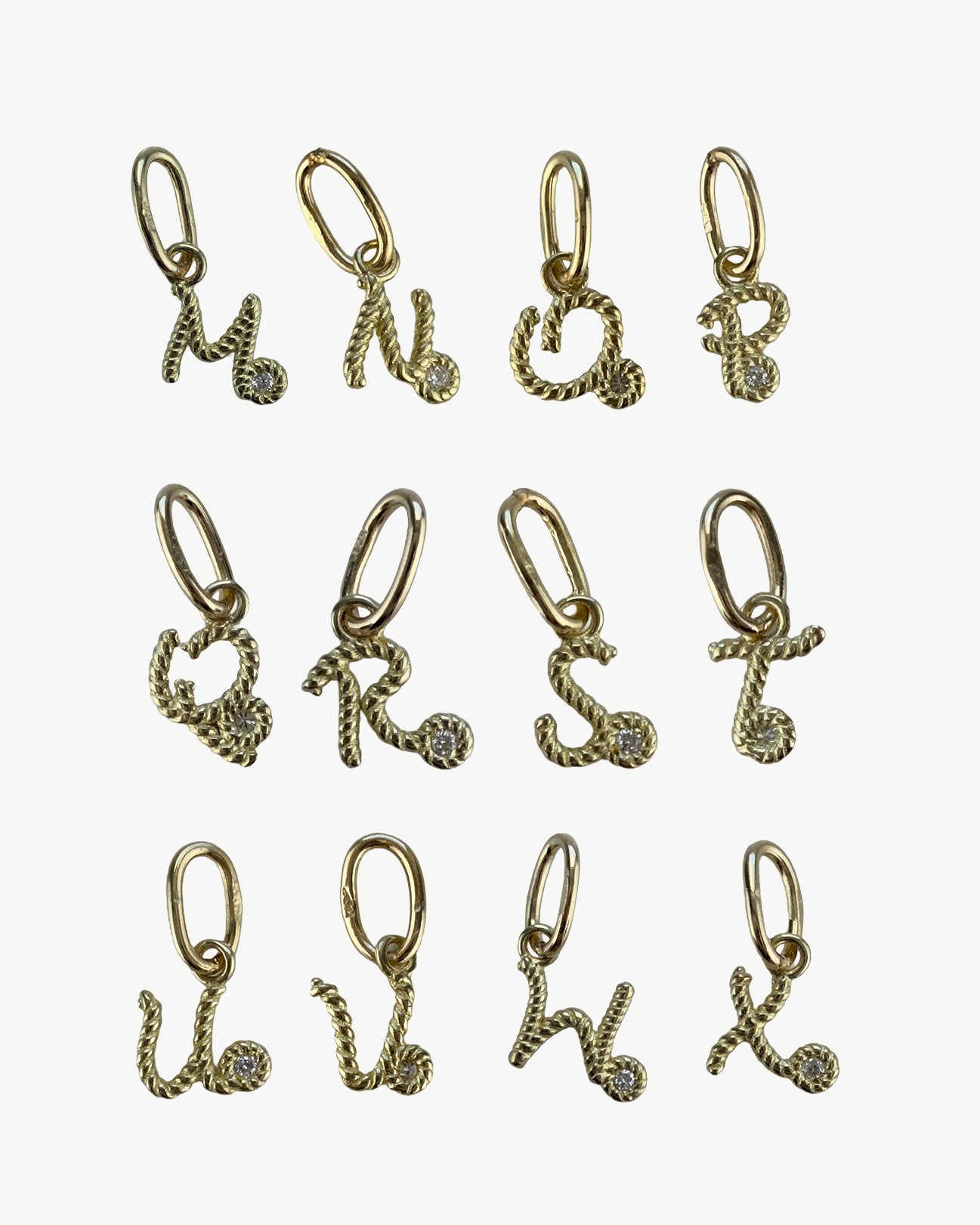 Cord Silk Bracelet with Diamond Charm