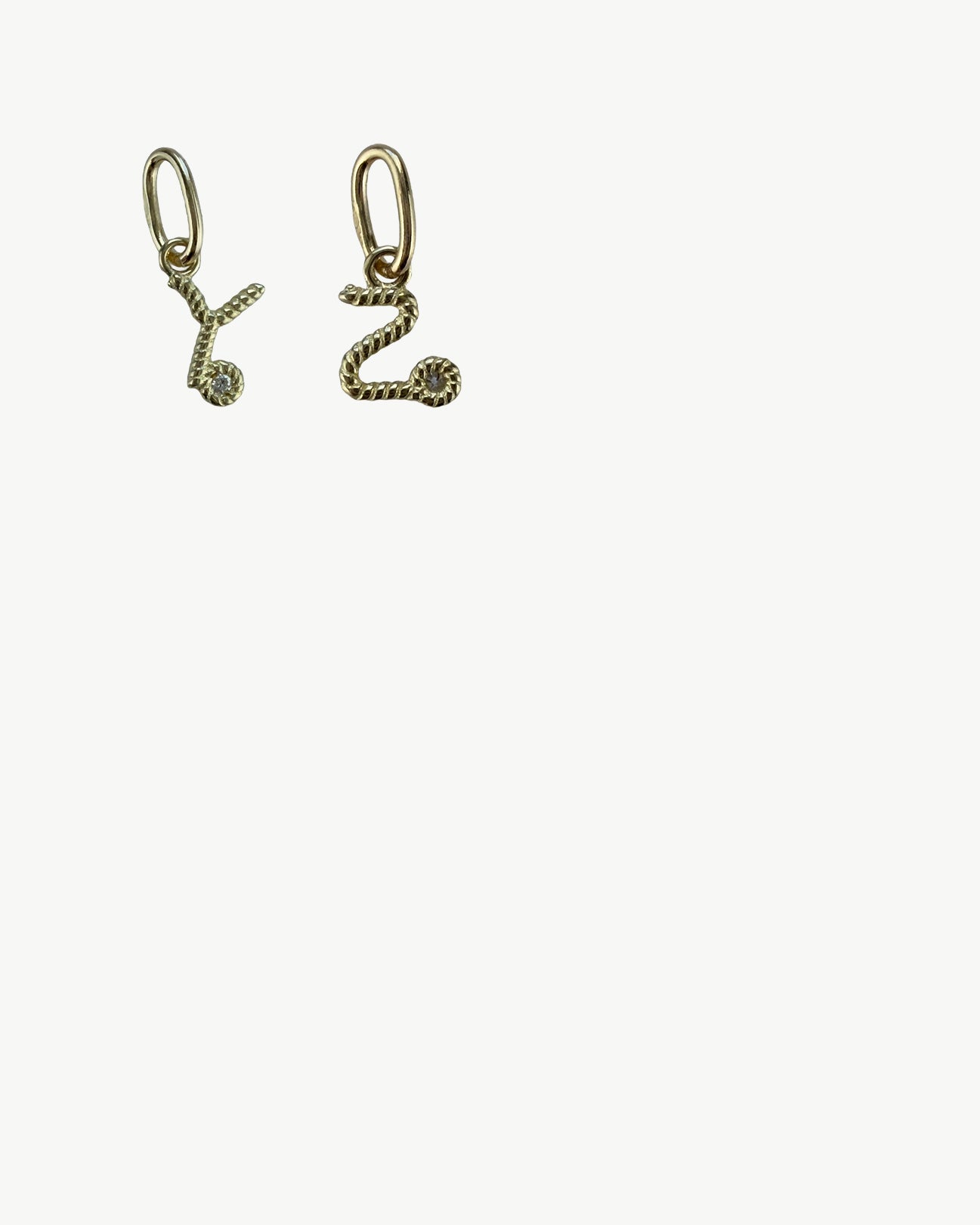 Cord Silk Bracelet with Diamond Charm