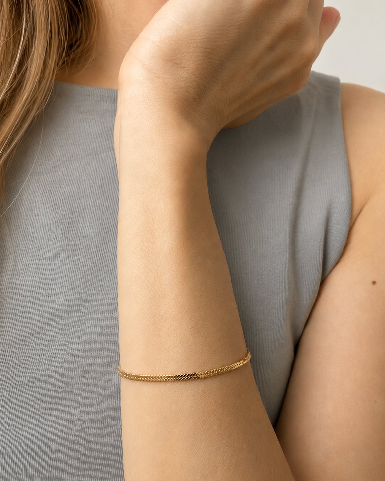 Flat Curb Bracelet