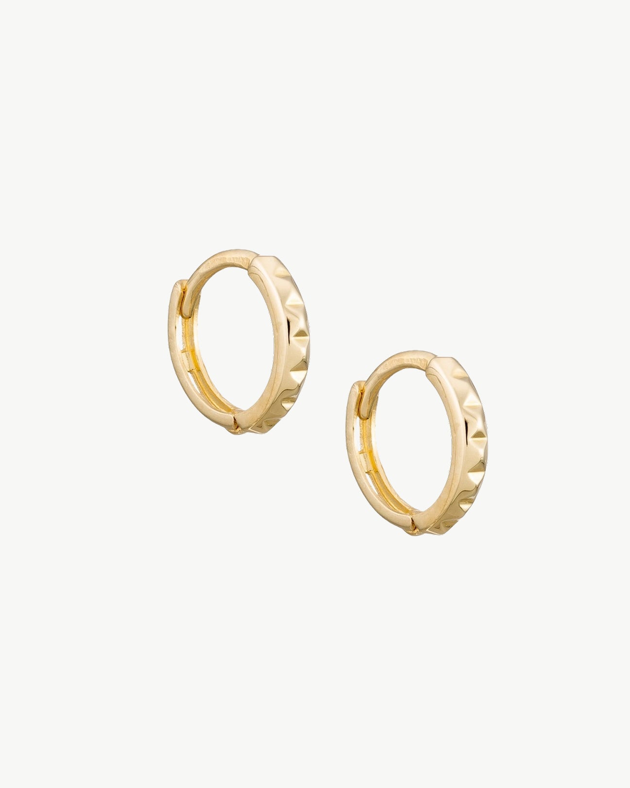Mini Studded Hoops (10mm)