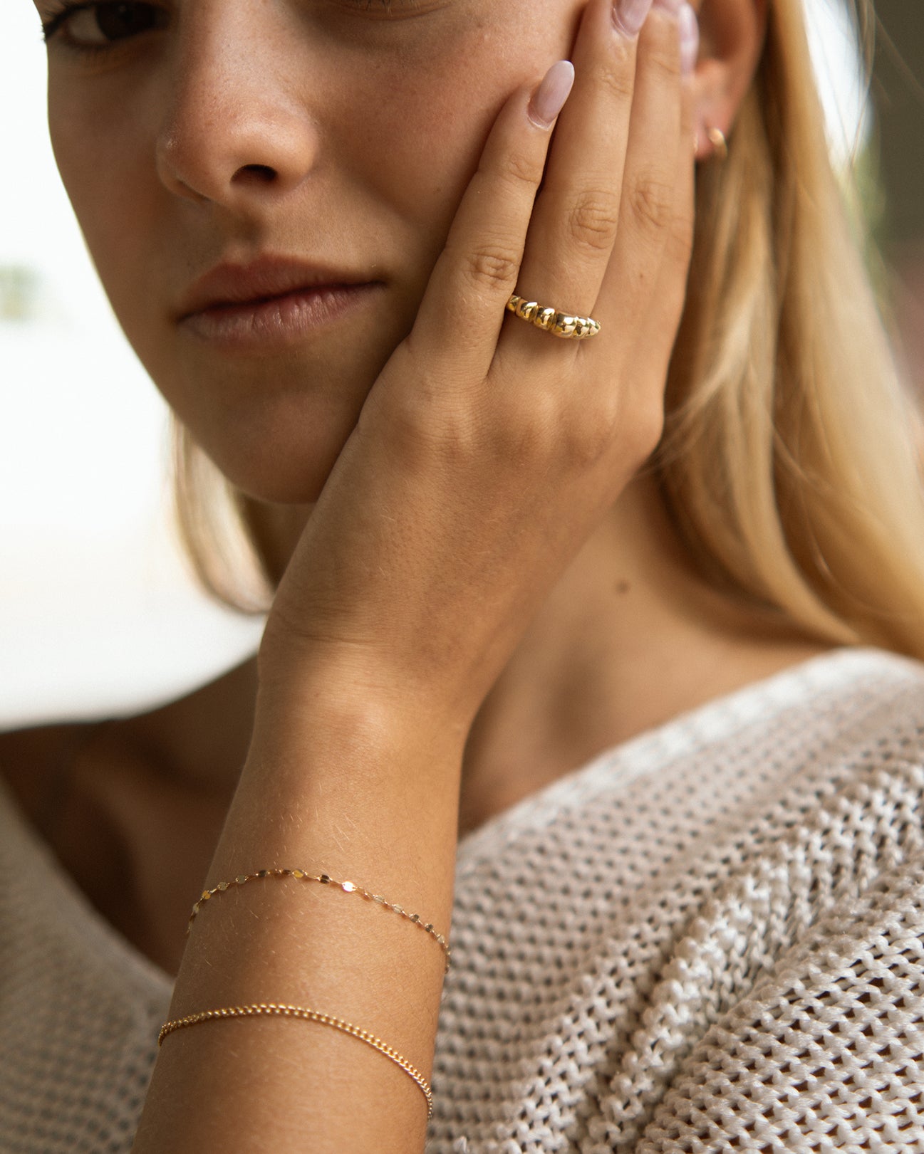 Mirror Link Chain Bracelet