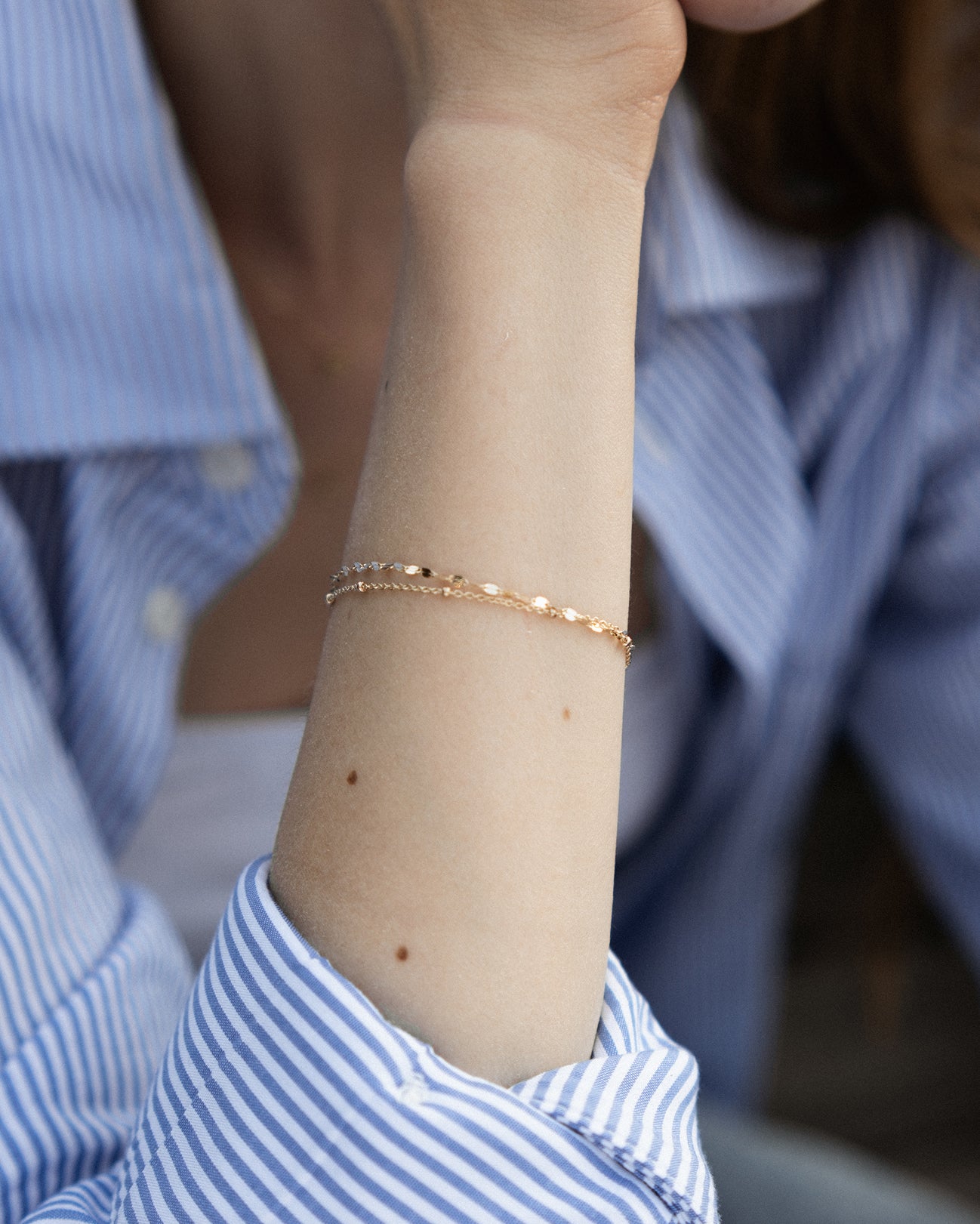 Mirror Link Chain Bracelet