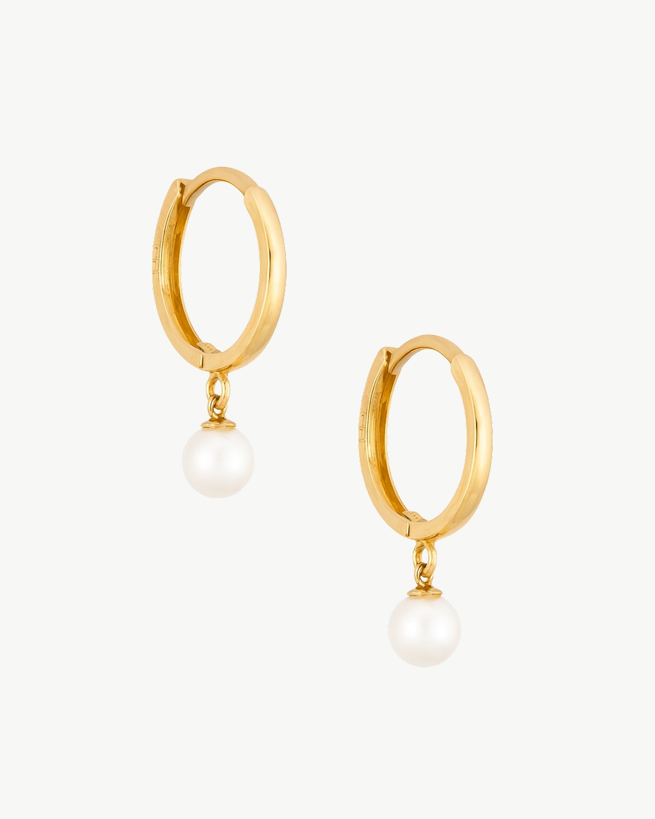 Mini Pearl Hoops (14mm)