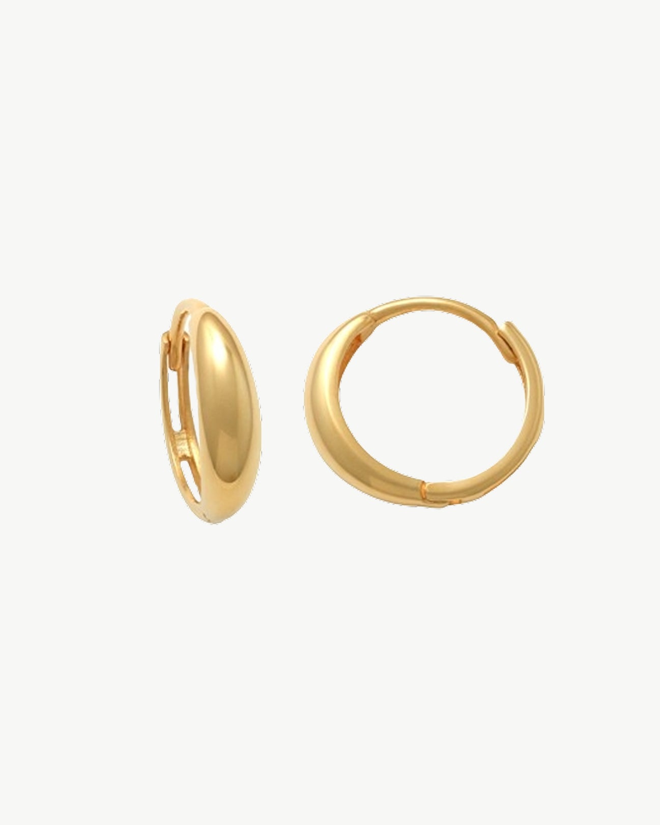 Sleek Dome Hoops  (12mm)