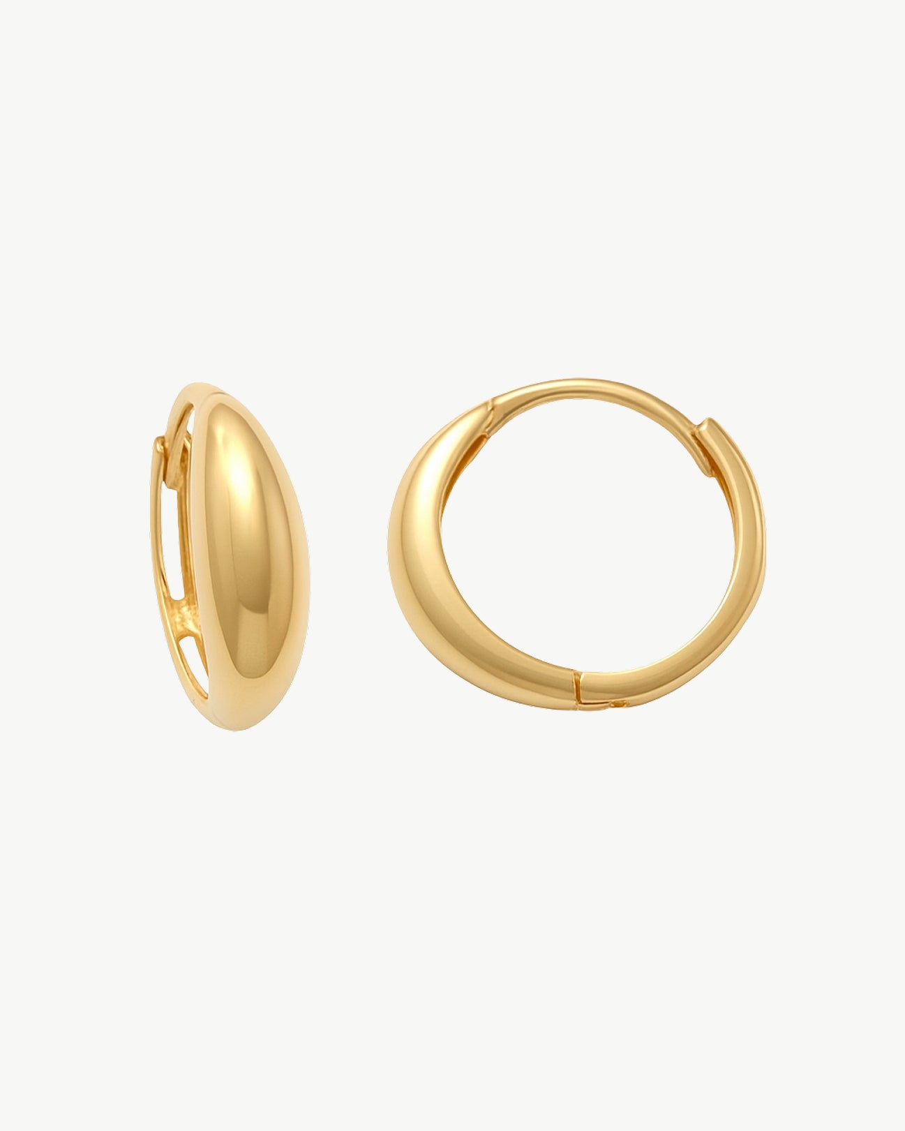 Sleek Dome Hoops  (13mm)